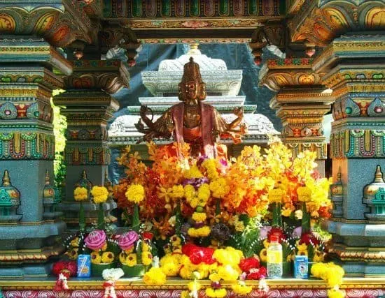 Staying in Silom. Hindu Temple Bangkok