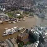 Tower Bridge and The Tower of London From The Shard