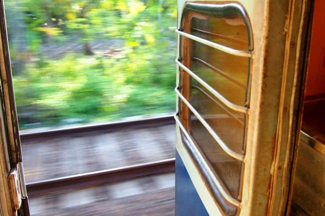 Train travel in India. Travel blog.