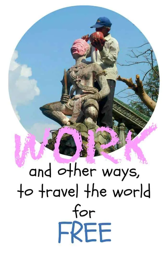 ways to travel for free. Work and other ways to travel the world for free, man working