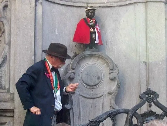  A taste of Brussels, waffles, chocolate, beer, Tin Tin, the Mannekin Pis and the Atomium. Brussels.