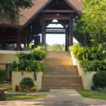 Reception and dining area at The Paradise Resort HotelDambulla Sri Lanka