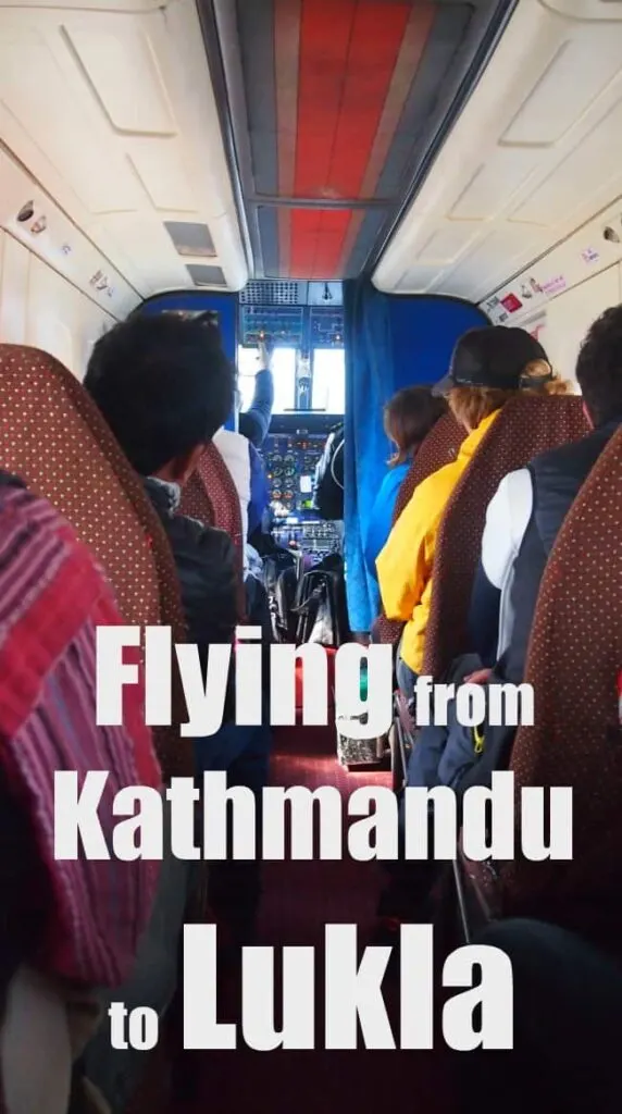 Flying from Kathmandu to Lukla tips
