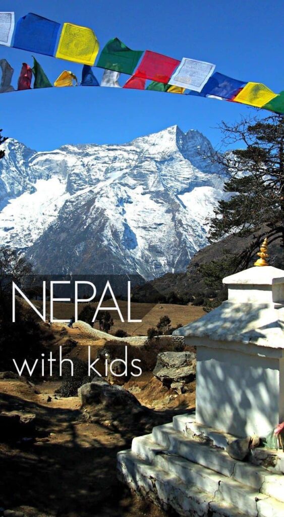 Nepal with Kids. Nepal is a stunning country, a dream destination, rich in culture and holding immense natural beauty. But is it a good place to take kids? We try it out. 1 month in Nepal, including Trekking in the everest region, for families and kids. Family travel with World Travel Family.