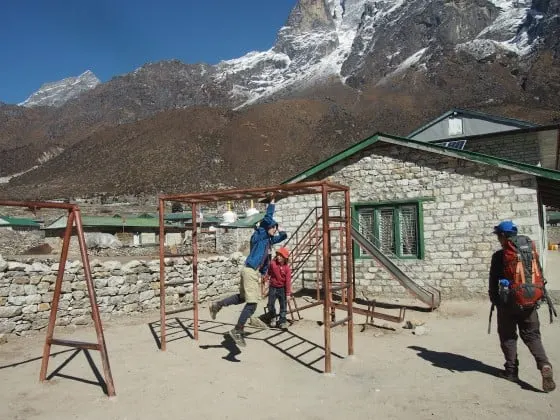 Nepal with kids, Kathmandu with kids Hillary school