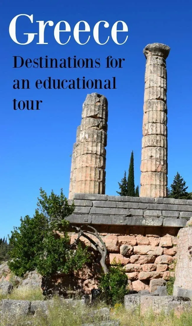 Some of the best places to visit in Greece for history, mythology, archaeology and education. A wonderful family holiday and tour of mainland Greece and the Peleponnese.