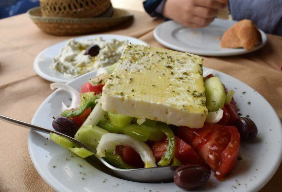 Touring Greece. Food and food costs.