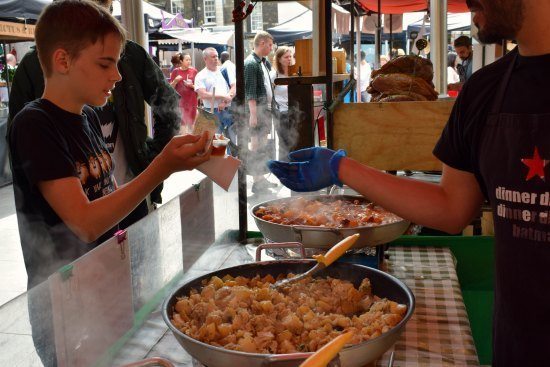-Greenwich Market Food Stalls Portuguese