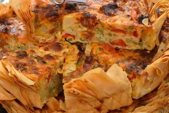 -Greenwich Market Food Stalls Quiche