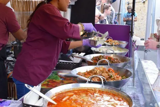 -Greenwich Market Food Stalls Thai