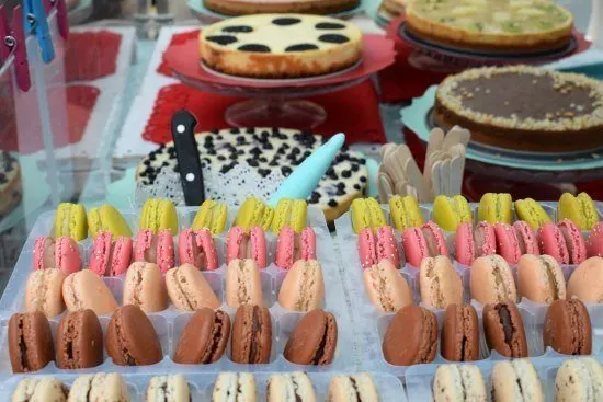 Greenwich Market Food Stalls cakes