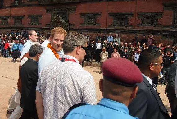 Prince Harry Nepal Durbar Square