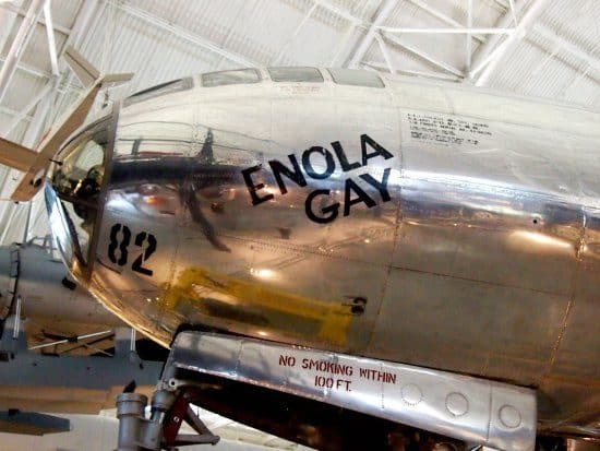 The Enola Gay, the bomber that ended WW2