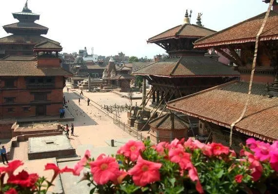 Patan Durbar Square Kathmandu, Nepal after the Earthquake. Where we met Prince Harry