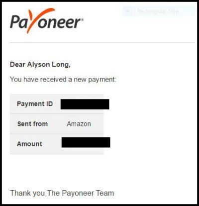 Payoneer Amazon