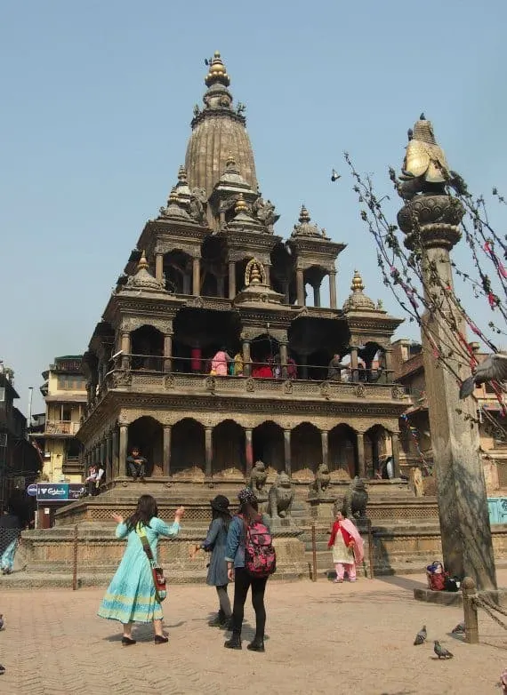 patan durbar square garuda