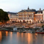 Richmond. Sunset on the river Thames in London