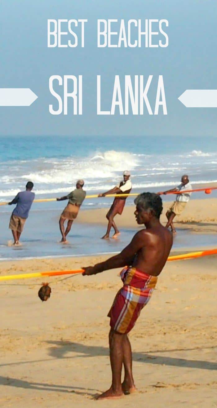 Sri Lanka beaches.How to choose the best Sri Lankan beach for you. Fishermen on the beach early in the morning Sri Lanka