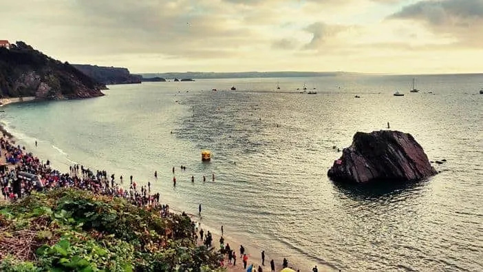 Wales Ironman 2016 Swim. Tenby North Beach