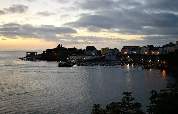 Dawn Tenby Harbour Ironman Wales 2016