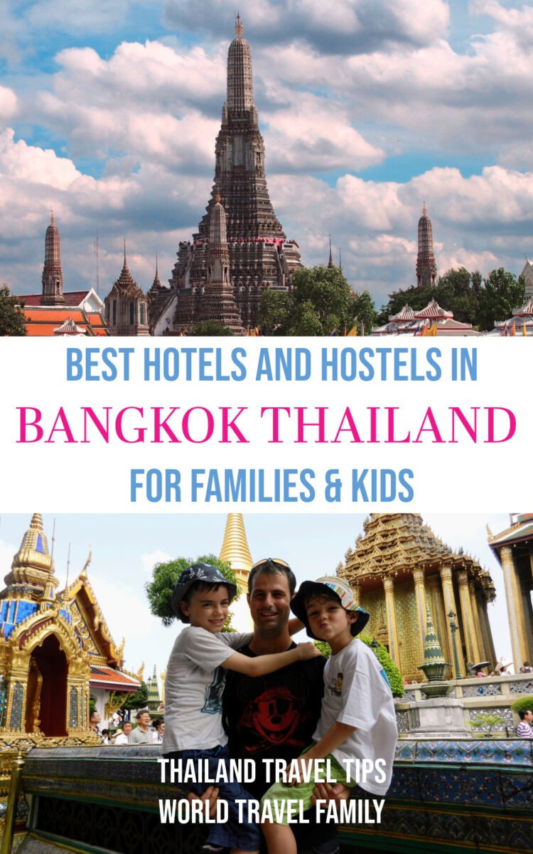 Photos of Bangkok with kids and a family