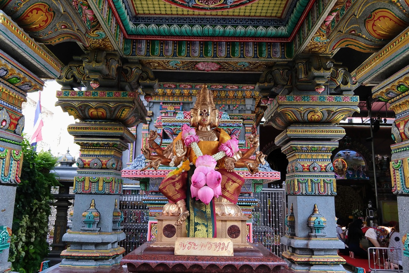 A Hindu Temple in Silom Bangkok