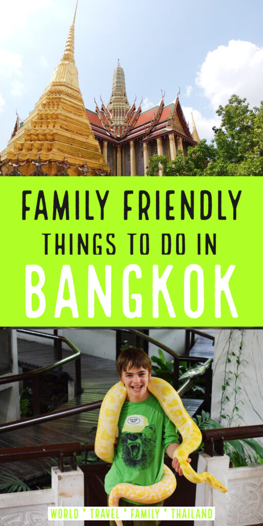 Family friendly things to do in bangkok