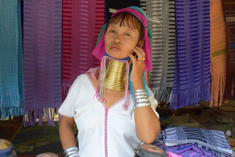 Long Neck Karen Woman