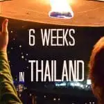 6 weeks in Thailand itinerary