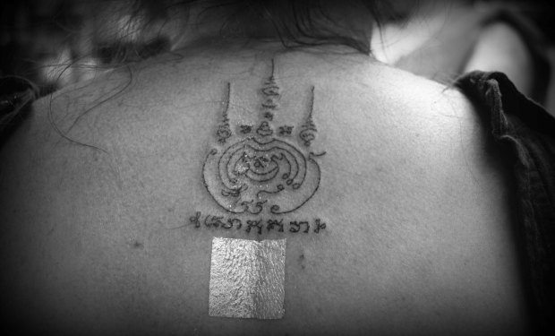 Traditional Thai Tattoo Sak Yant in Thailand Bangkok