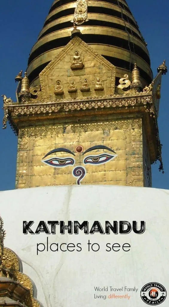 Kathmandu Buddha eyes on temple
