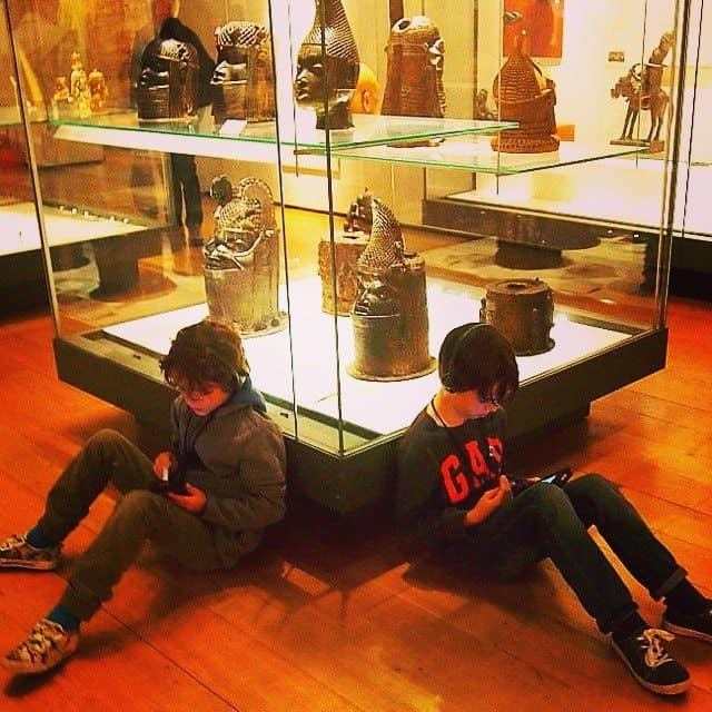 Kids audio guides at the British Museum
