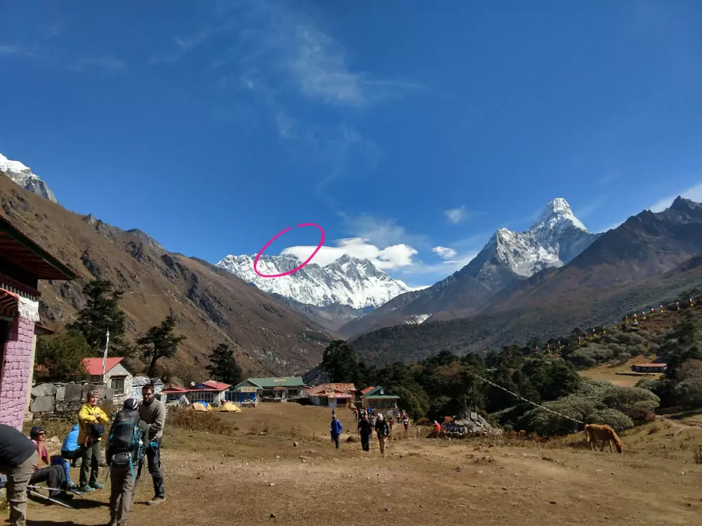 See Everest From Tengboche