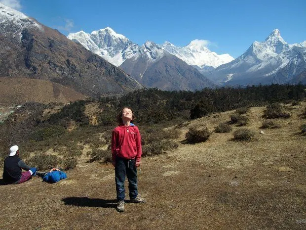Everest range with kids