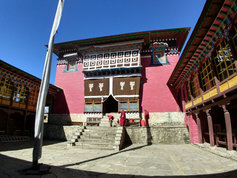 Tengboche Monastery Courtyard