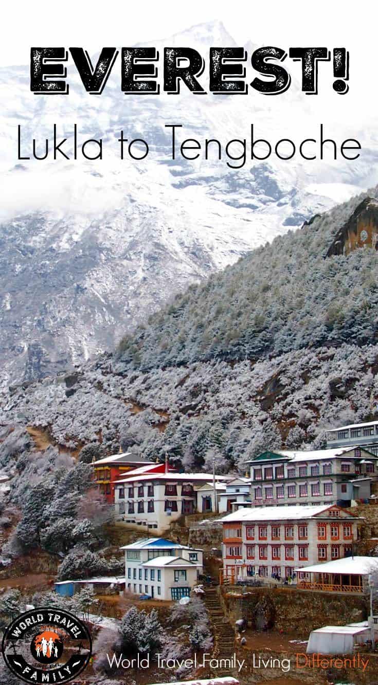 The Trek From Lukla To Tengboche Monastery With My 11 Year - 