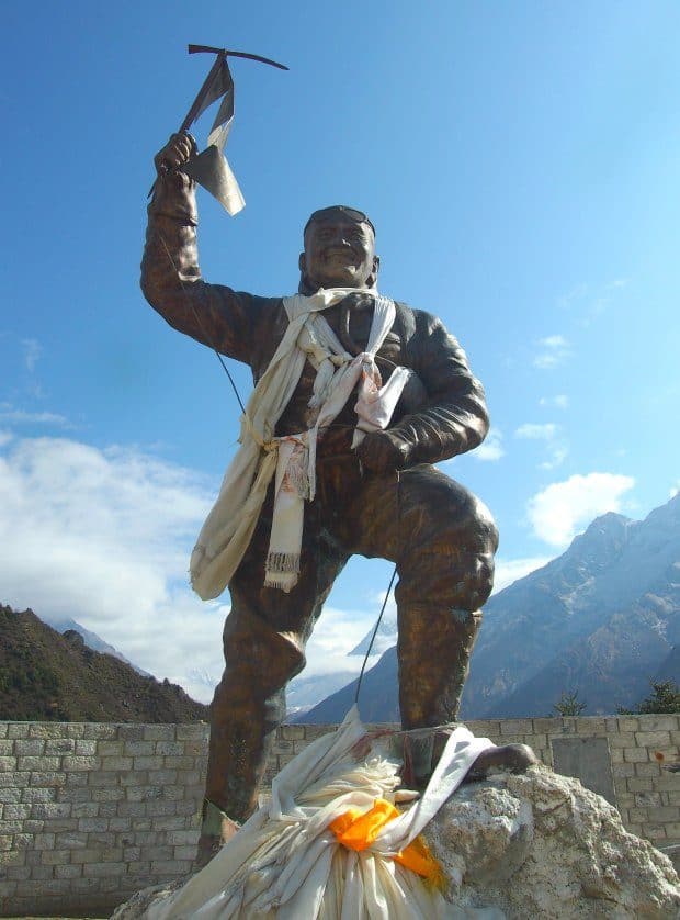 Tenzing Norgay Statue Namche Bazar