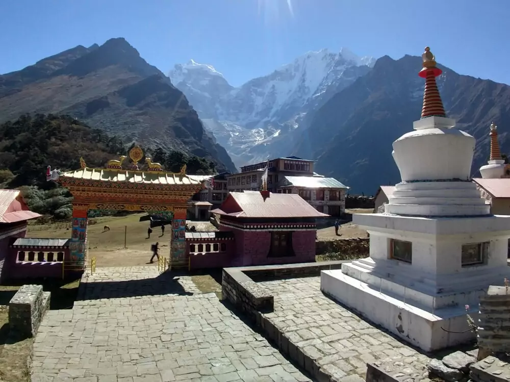 Mountain view from Tengboche Monastery