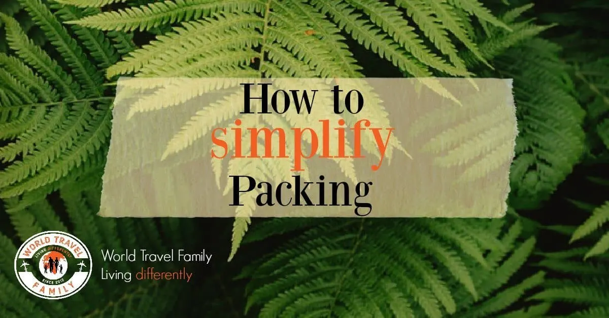 How to simplify packing