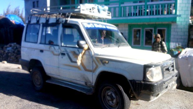 Jeep from Phaplu to Kathmandu