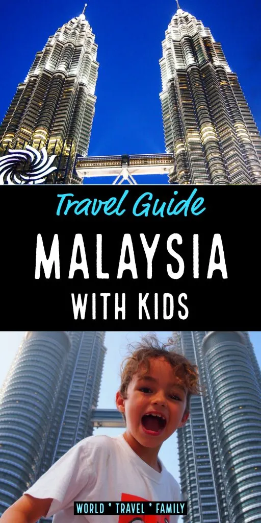 Malaysia with kids Pinterest image
