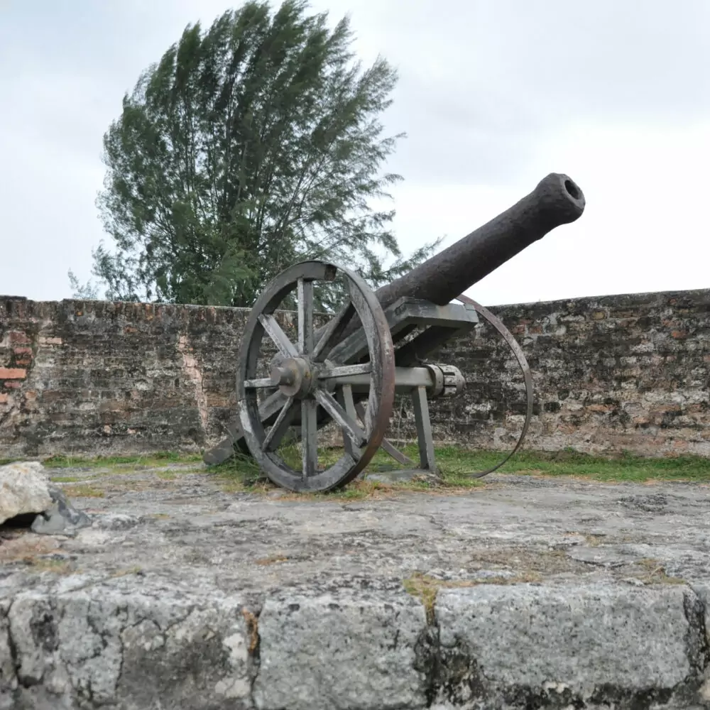 Penang Fort Cornwallis famous canon
