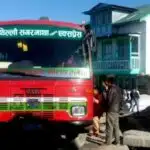 Rest stop on the bus rom Phaplu to Kathmandu