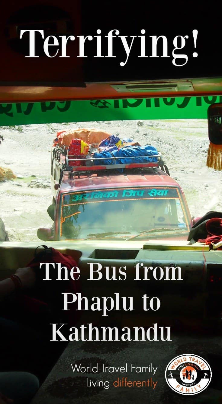 The bus from Phaplu to Kathmandu