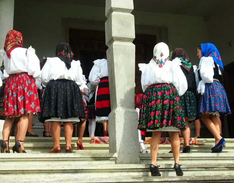 Easter at the church Breb Maramures Romania