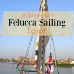 Felucca sailing on the Nile Egypt