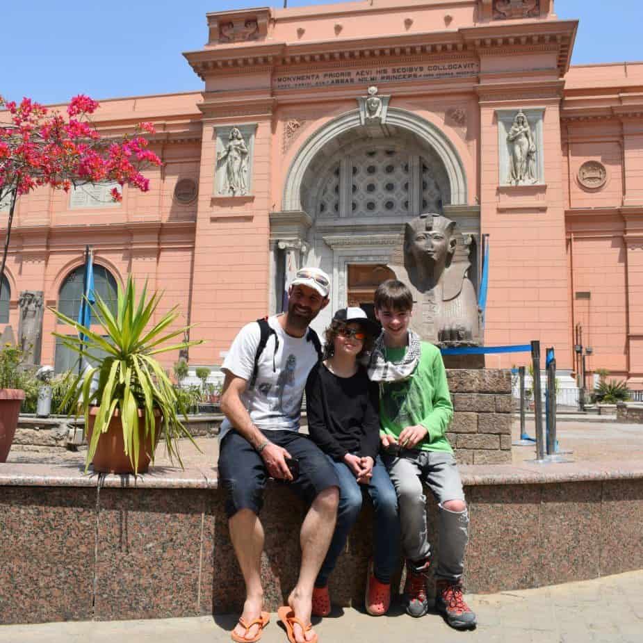 Homeschooling at the Egyptian museum