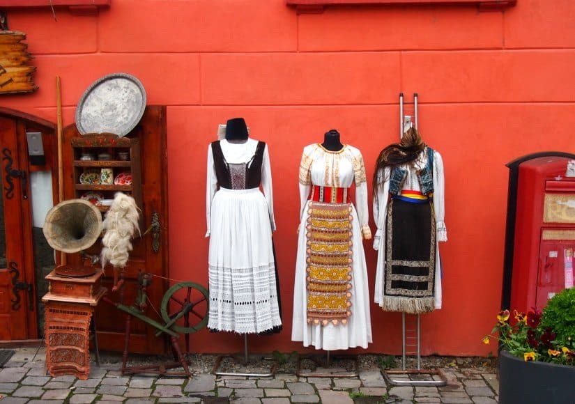 Sighisoara Transylvania Romania shopping