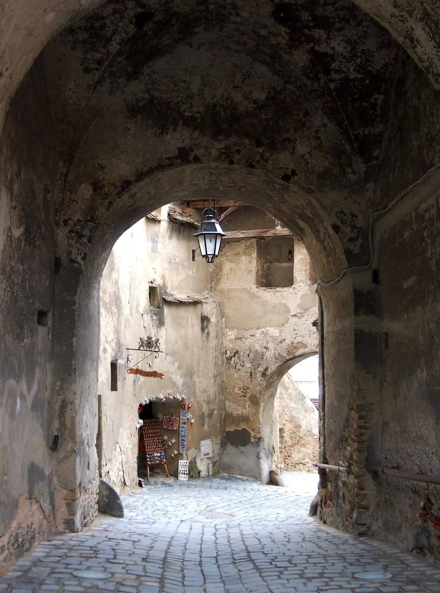 Ancient architecture of Sighisoara,Transylvania