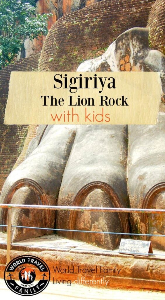 Sigiriya with kids the lion rock sri lanka